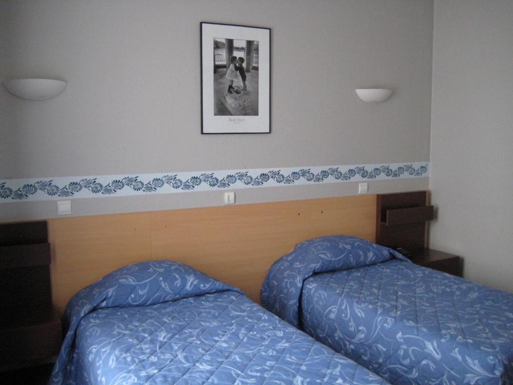 إلكيرك كرافونستاد Hotel Le Domino الغرفة الصورة
